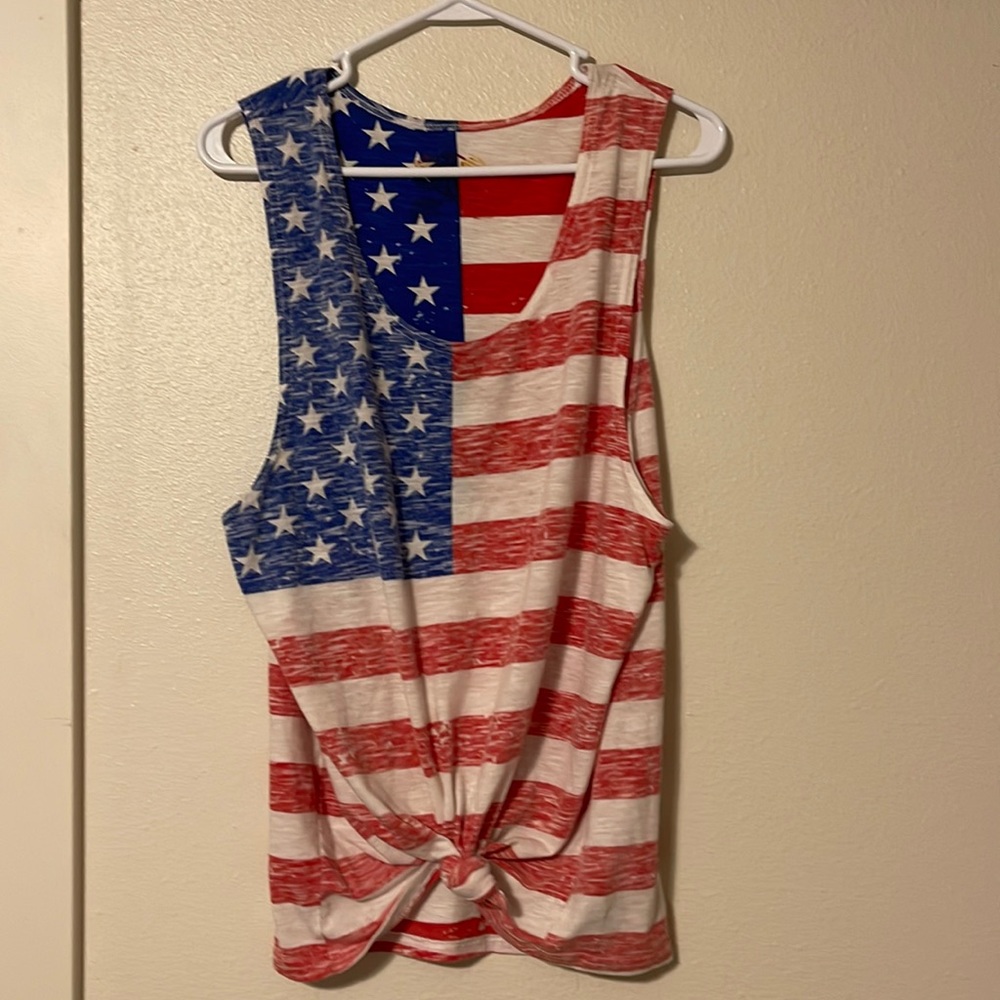American Flag Tank Top